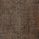 Vintage Area Rug Over-Dyed in Brown for Modern Interiors, Hand-Knotted in Turkey