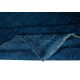 Contemporary Living Room Carpet in Dark Blue, Hand Knotted Turkish Area Rug