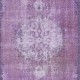 Decorative Area Rug, Lavender & Orchid Purple Colors, Handwoven and Handknotted in Turkey
