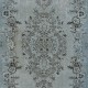 Contemporary Handmade Rug in Light Blue, Sky Blue Anatolian Carpet for Home & Office