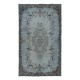 Contemporary Handmade Rug in Light Blue, Sky Blue Anatolian Carpet for Home & Office