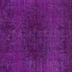 Handmade Turkish Rug in Purple for Bedroom Aesthetic, Modern Living Room Carpet