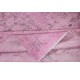 Light Pink Wool Area Rug for Modern Interiors, Handmade in Turkey