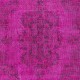 Pink Area Rug for Modern Interiors, Handmade in Turkey