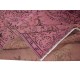 Pink Over-Dyed Handmade Turkish Area Rug for Modern Home & Office Decor