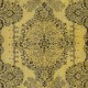 Fantastic Modern Handmade Turkish Rug with Medallion Design & Yellow Field, Art for the Floor