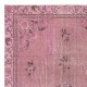 Art Deco Chinese Design Light Pink Floor Rug, Handmade Modern Wool Carpet