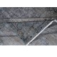 Gray Modern Area Rug with Medallion, Handwoven and Handknotted in Turkey