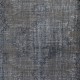 Gray Modern Area Rug with Medallion, Handwoven and Handknotted in Isparta, Turkey