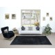 Handmade Turkish Wool Area Rug in Gray and Black 4 Modern Interiors