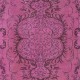 Contemporary Medallion Design Rug in Pink, Handwoven and Handknotted in Turkey