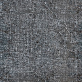 Contemporary Handmade Turkish Area Rug in Pure Gray, Brown & Bluish Gray