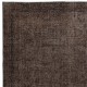 Brown Rug for Modern Interiors, Hand Knotted in Central Anatolia