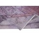 Modern Handmade Upcycled Turkish Rug in Lilac Purple for Living Room Decor