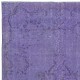 Orchid Purple Handmade Area Rug for Modern Offices, Living Room Carpet, Kitchen Floor Covering