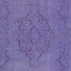 Orchid Purple Handmade Area Rug for Modern Offices, Living Room Carpet, Kitchen Floor Covering