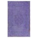 Orchid Purple Handmade Area Rug for Modern Offices, Living Room Carpet, Kitchen Floor Covering