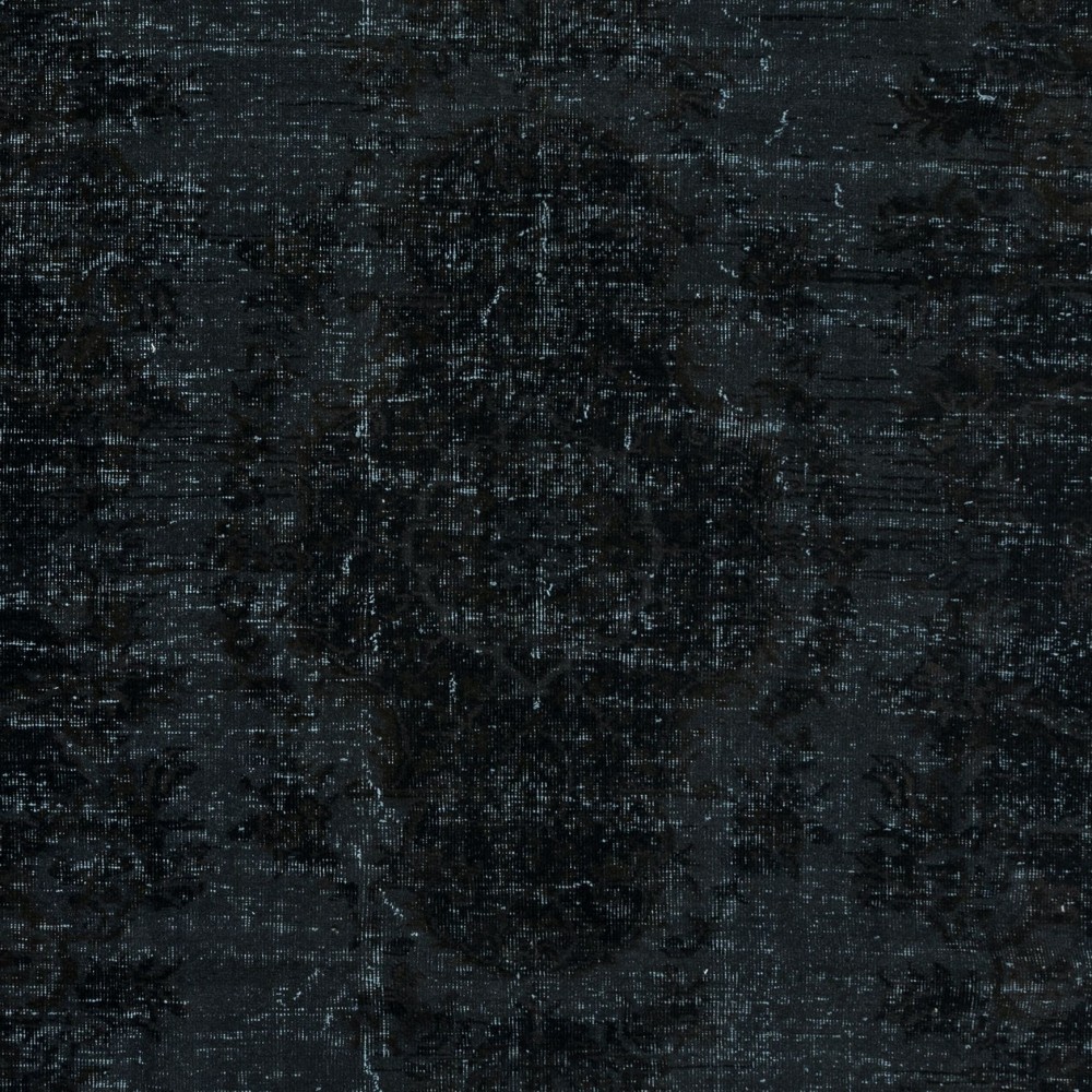 Black Handmade Turkish Rug for Living Room, Entrance, Bedroom, Dining Room & Kids Room