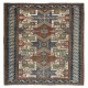 Unique Vintage Hand Knotted Turkish Area Rug with Geometric Patters