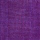 Contemporary Wool Area Rug in Purple, Hand-Knotted in Turkey