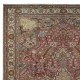 Exceptional Vintage Oriental Rug, All Wool, Handmade Turkish Carpet with Medallion Design