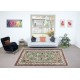 Decorative Handmade Area Rug, Contemporary Turkish Carpet with Fringe, 100% Wool