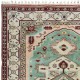 Decorative Handmade Area Rug, Contemporary Turkish Carpet with Fringe, 100% Wool