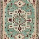 Decorative Handmade Area Rug, Contemporary Turkish Carpet with Fringe, 100% Wool