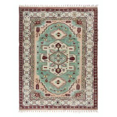 Decorative Handmade Area Rug, Contemporary Turkish Carpet with Fringe, 100% Wool