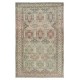 Vintage Handmade Turkish Rug for Rustic & Farmhouse Decor, 100% Wool