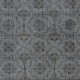 Handmade Turkish Rug with Botanical Design and Gray Background