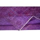 Modern Handmade Turkish Wool Area Rug in Purple