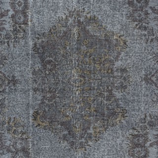 Aubusson Inspired Rug in Gray for Modern Interiors, Handmade in Turkey Aubusson Inspired Rug in Gray for Modern Interiors, Handmade in Turkey