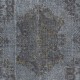 Aubusson Inspired Rug in Gray for Modern Interiors, Handmade in Turkey