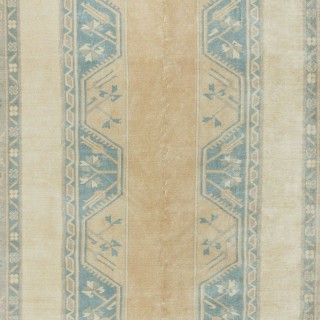 Vintage Hand Knotted Turkish Melas Rug for Farmhouse Decor, 100% Wool, Ca 1980