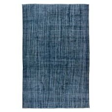 Blue Handmade Turkish Area Rug for Living Room, Entrance, Bedroom, Dining Room & Kids Room