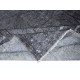 Gray Handmade Area Rug for Modern Shabby Chic Decor, Low Pile Carpet from Isparta, Turkey