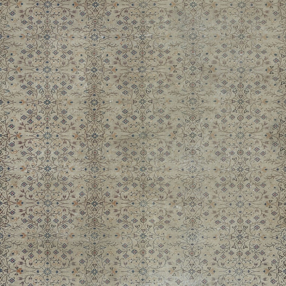 Fine Vintage Turkish Kysari - Kayseri Rug in neutral colors, Ca 1960