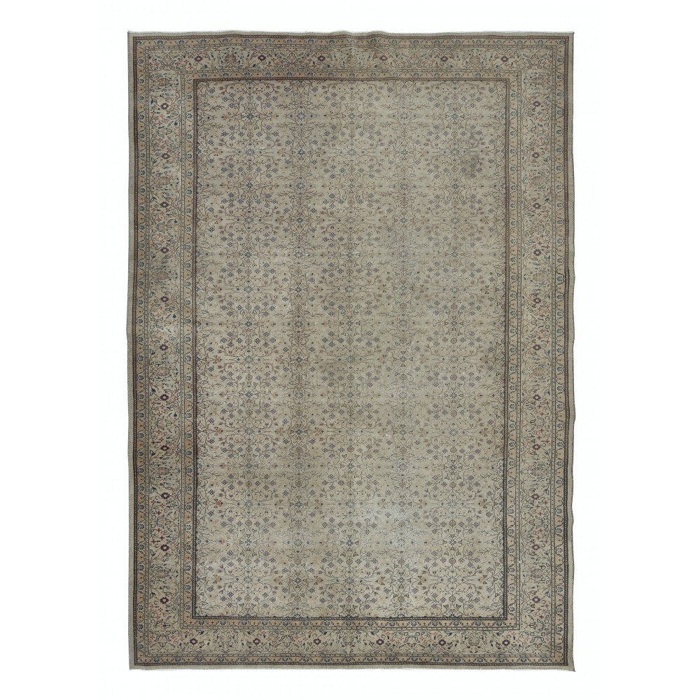 Fine Vintage Turkish Kysari - Kayseri Rug in neutral colors, Ca 1960
