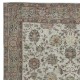 Vintage Handmade Floral Pattern Anatolian Rug for Country Homes, Rustic & Traditional Interiors