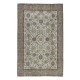 Vintage Handmade Floral Pattern Anatolian Rug for Country Homes, Rustic & Traditional Interiors