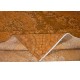 Decorative Orange Handmade Turkish Area Rug for Modern Interiors