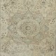 Unique Vintage Area Rug for Living Room, Handmade Anatolian Carpet in Beige with Medallion Design