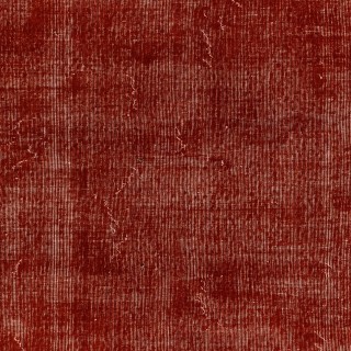 Plain Solid Burnt Orange Turkish Rug. Modern Handmade Upcycled Carpet