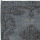 Aubusson Inspired Gray Area Rug for Modern Interiors, Handmade in Turkey