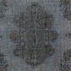 Aubusson Inspired Gray Area Rug for Modern Interiors, Handmade in Turkey