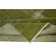 Green Handmade Turkish Rug, Dark Yellowish-toned Green Carpet, Modern Floor Covering