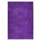 Handmade Turkish Floor Rug, Modern Violet Purple Carpet, Bohemian Home Decor