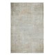 Sun Faded Vintage Rug, Handmade Antique Washed Turkish Carpet in Beige