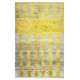 Handmade "Tulu" Rug in Yellow & Gray, 100% Wool, Custom Options Avl.